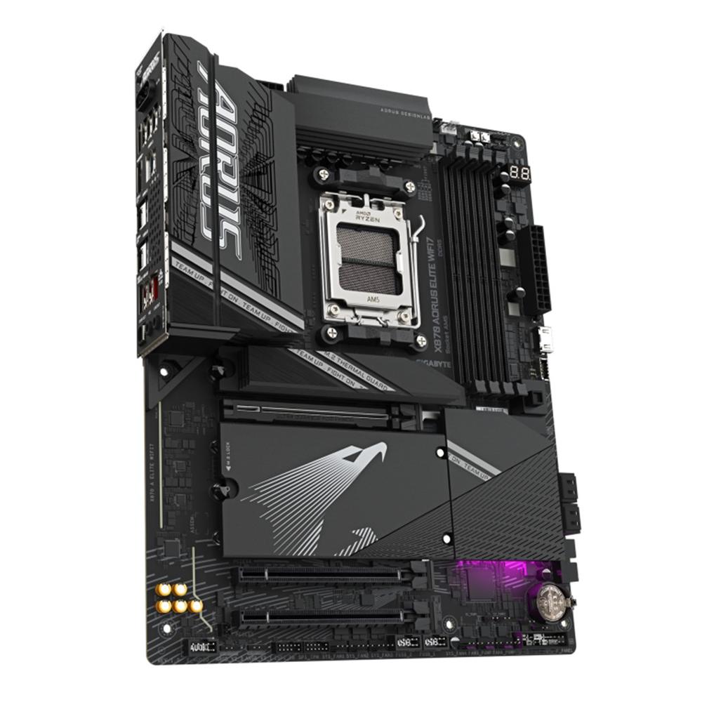 Placa base gigabyte x870 aorus elite wifi7 am5 atx -  4x ddr5