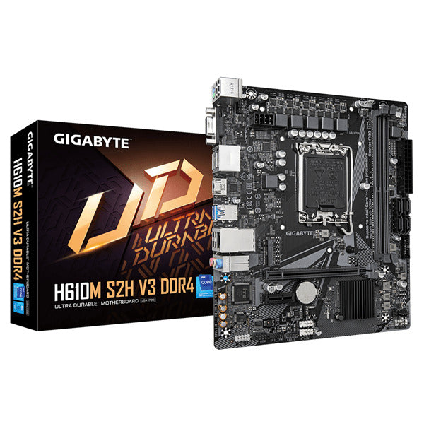 Placa base gigabyte h610m s2h v3 ddr4 m - atx -  2x ddr4