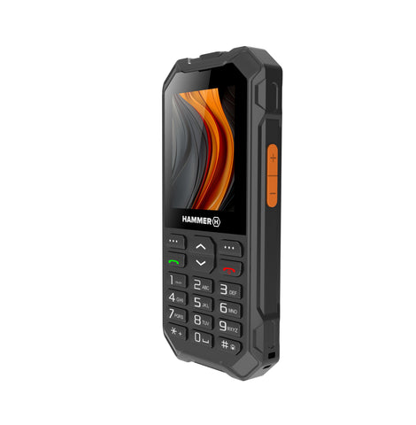 Telefono movil rugerizado hammer 6 2.4pulgadas - 4g - negro