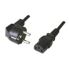 Cable de alimentacion ewent para fuente universal schuko - iec320 c13 3m