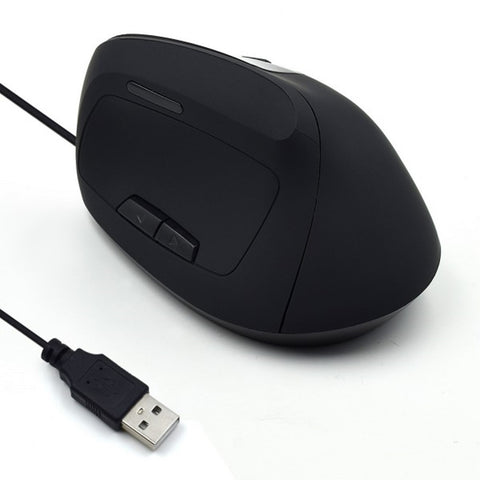 Mouse raton vertical ergonomico ewent ew3157 usb -  1800dpi -  negro