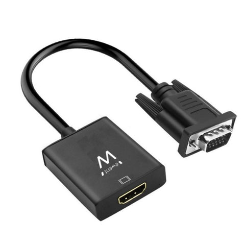 Cable adaptador ewent vga a hdmi con audio - macho - hembra