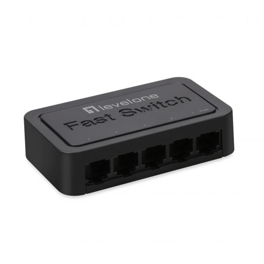 Switch sobremesa level one 5 puertos fast ethernet 10 - 100