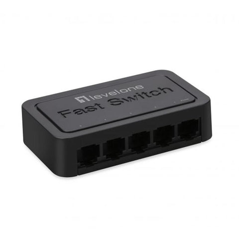 Switch sobremesa level one 5 puertos fast ethernet 10 - 100