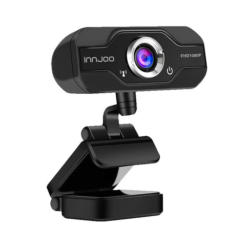 Webcam innjoo cam01 negra full hd - 30fps -  usb 2.0