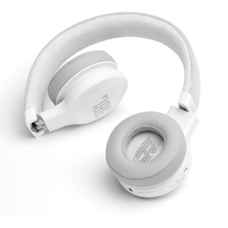 Auriculares bluetooth jbl live 400bt white - 32 ohm - tecnologia talkthru - compatible google -  amazon alexa - bateria recargable - funcion manos libres