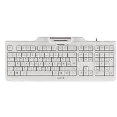 Teclado cherry kc 1000 sc lector de tarjeta chip integrado dni usb blanco