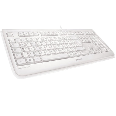 Teclado cherry kc 1068 usb blanco