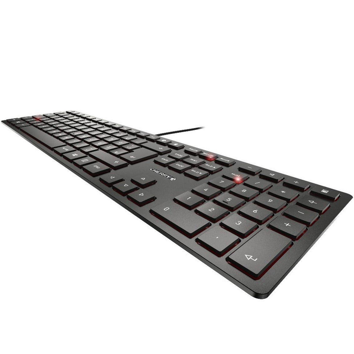 Teclado cherry kc 6000 slim ultraplano negro