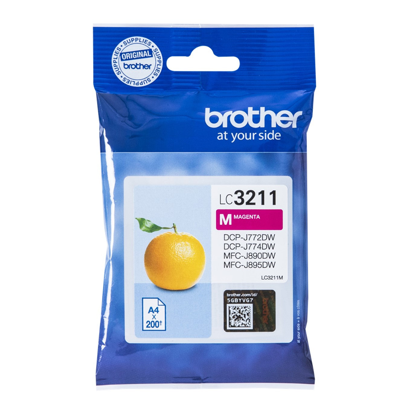 Cartucho tinta brother lc3211m magenta 200 paginas