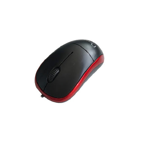 Raton optico usb l - link negro - rojo