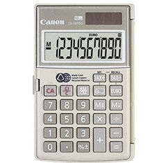 Calculadora canon bolsillo ls - 10etg dbl gris 10 digitos