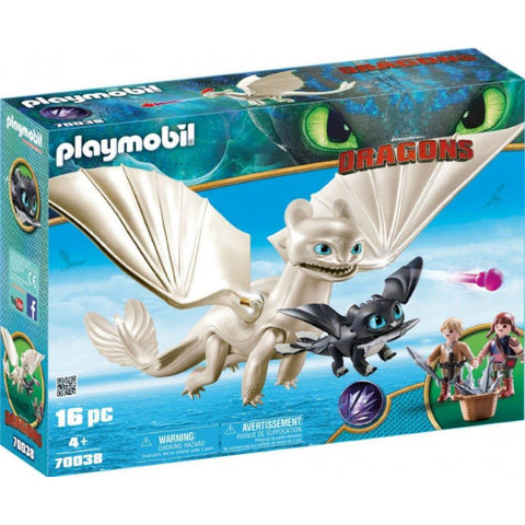 Playmobil como entrenar a tu dragon furia diurna y bebe dragon con niños