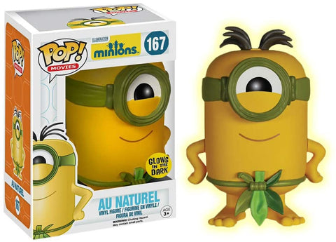 Funko pop minions minion al natural brilla en la oscuridad glow in the dark 6447