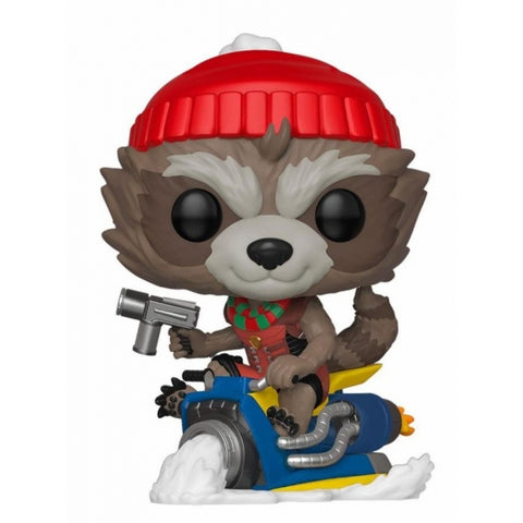 Funko pop marvel guardianes de la galaxia rocket version navideña 43334