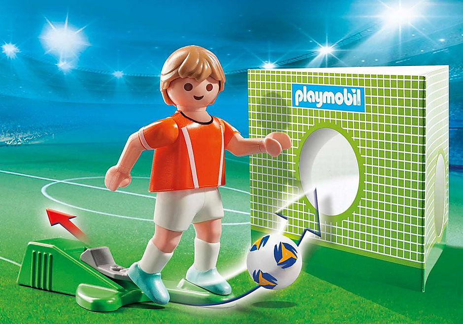 Playmobil deportes jugador de futbol -  paises bajos holanda