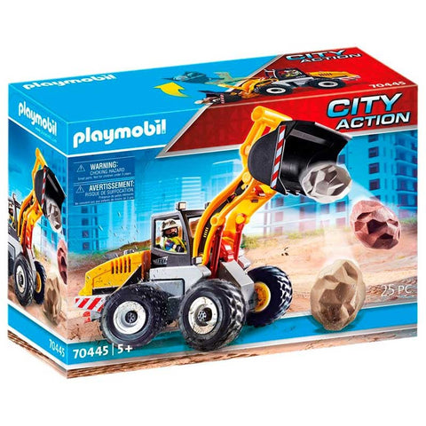 Playmobil ciudad accion -  cargadora frontal