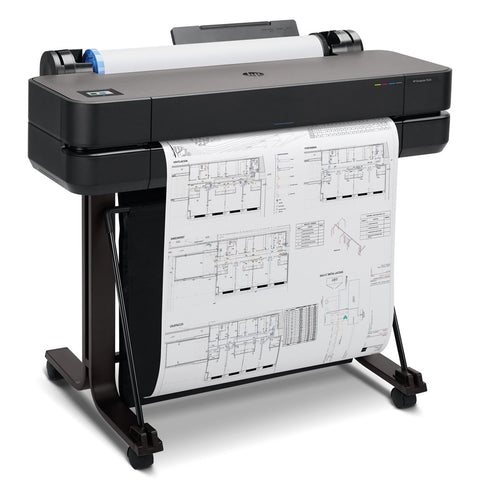 Plotter hp designjet t630 a1 24pulgadas -  2400ppp -  usb -  red -  wifi -  pedestal -  cortadora horizontal automatica