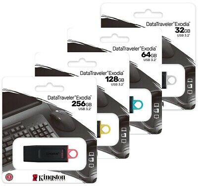 Memoria usb 3.2 kingston 128 gb datatraveler exodia