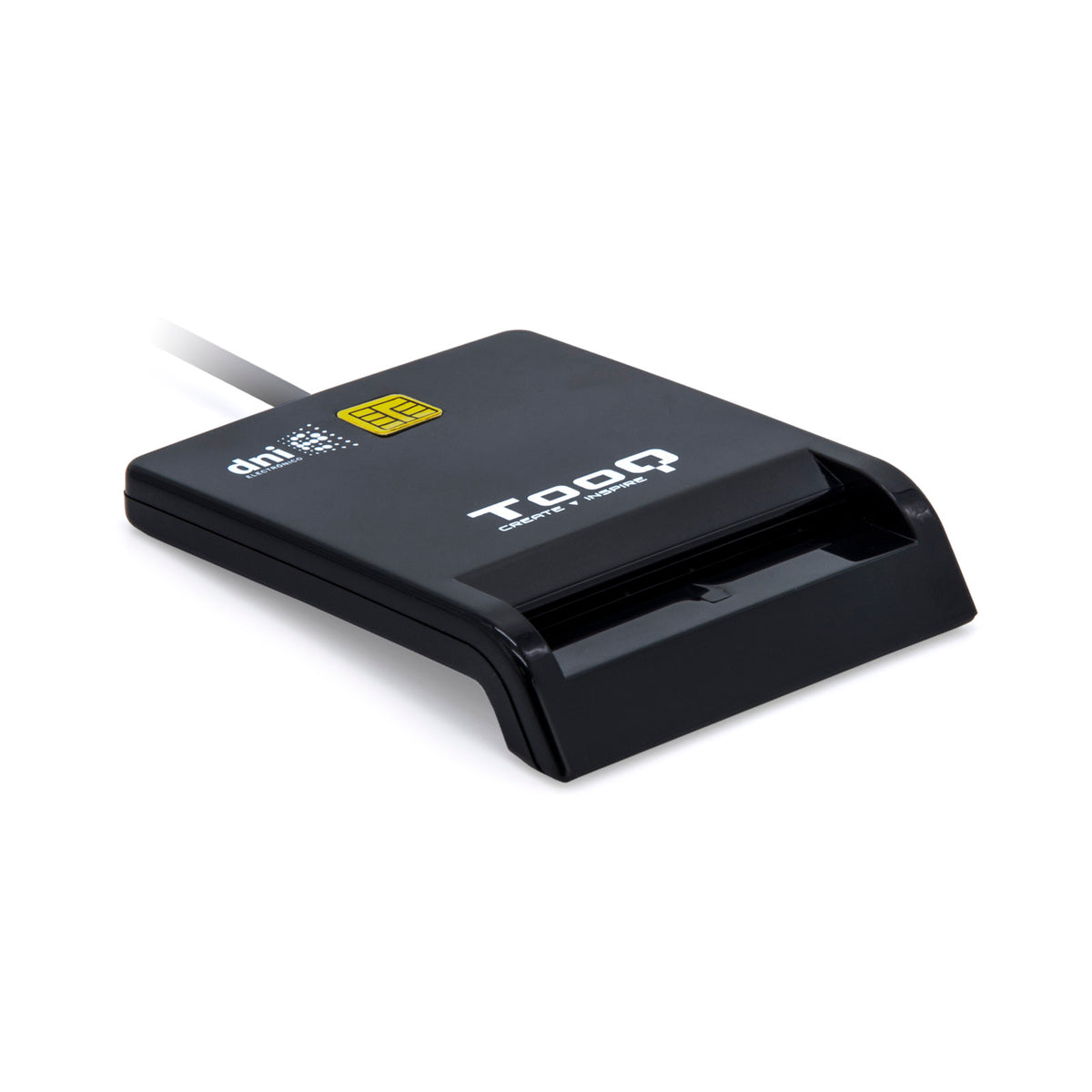 Lector de tarjetas dni tooq tqr - 210b usb 2.0 negro