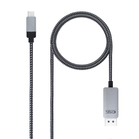Cable nanocable conversor usb tipo c a displayport usb tipo c - mdp - m negro 1.8 m