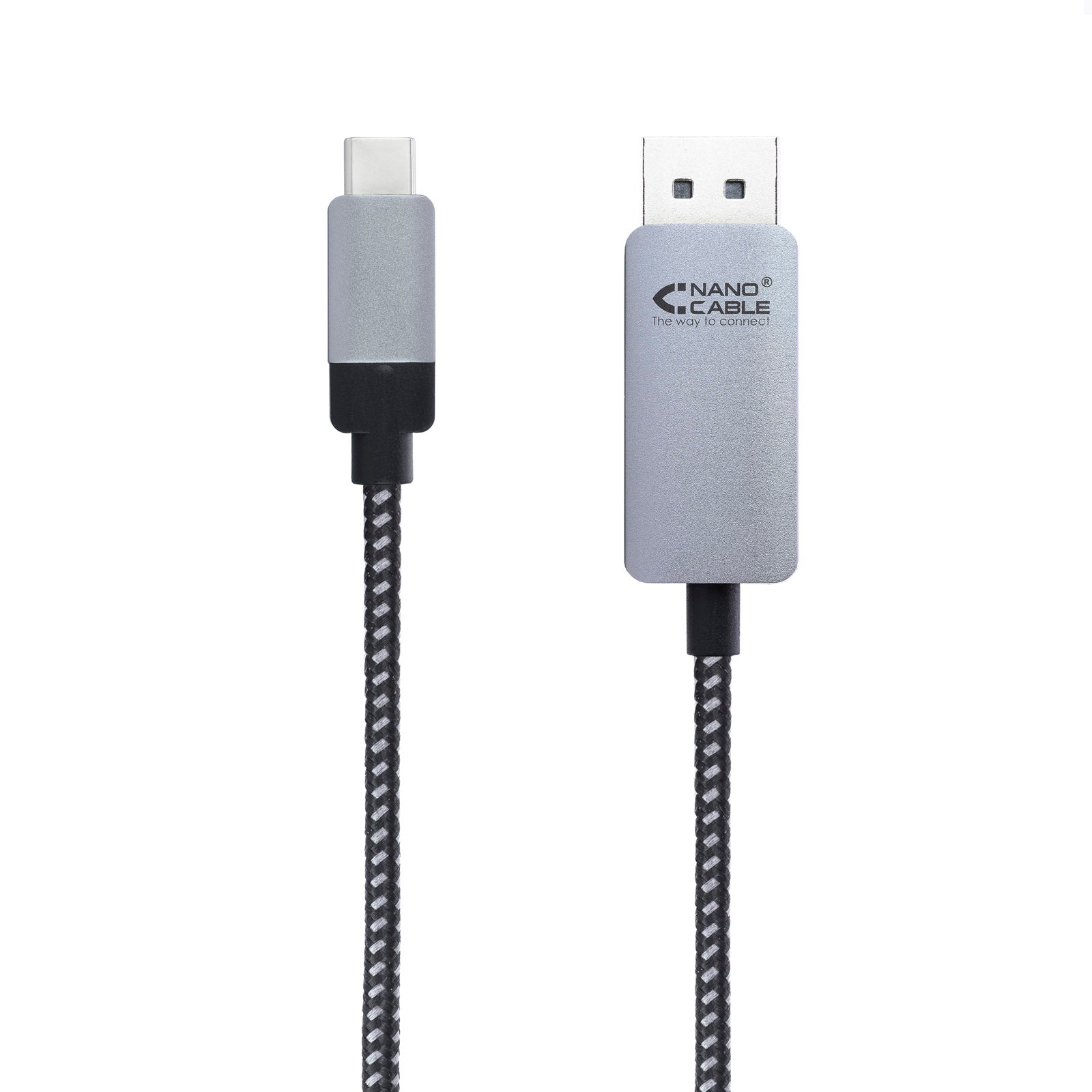 Cable nanocable conversor usb tipo c a displayport usb tipo c - mdp - m negro 1.8 m