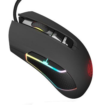 Mouse raton krom kolt gaming 4000 dpi usb rgb ambidiestro