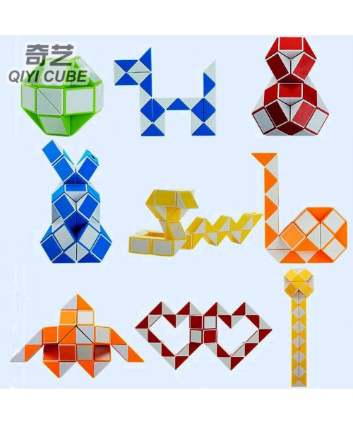 Juego de ingenio qiyi snake 48 piezas colores surtidos