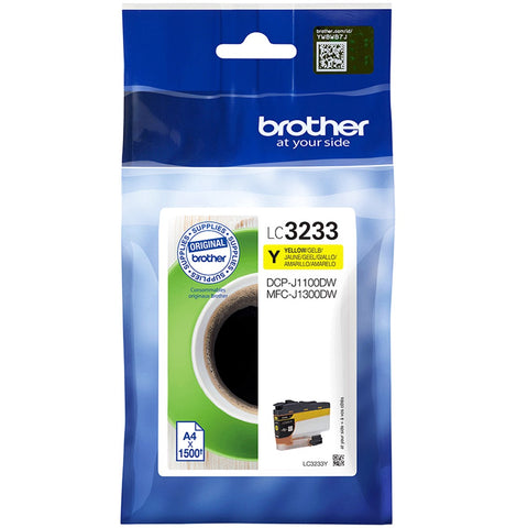 Cartucho tinta brother lc3233y amarillo 1500 páginas