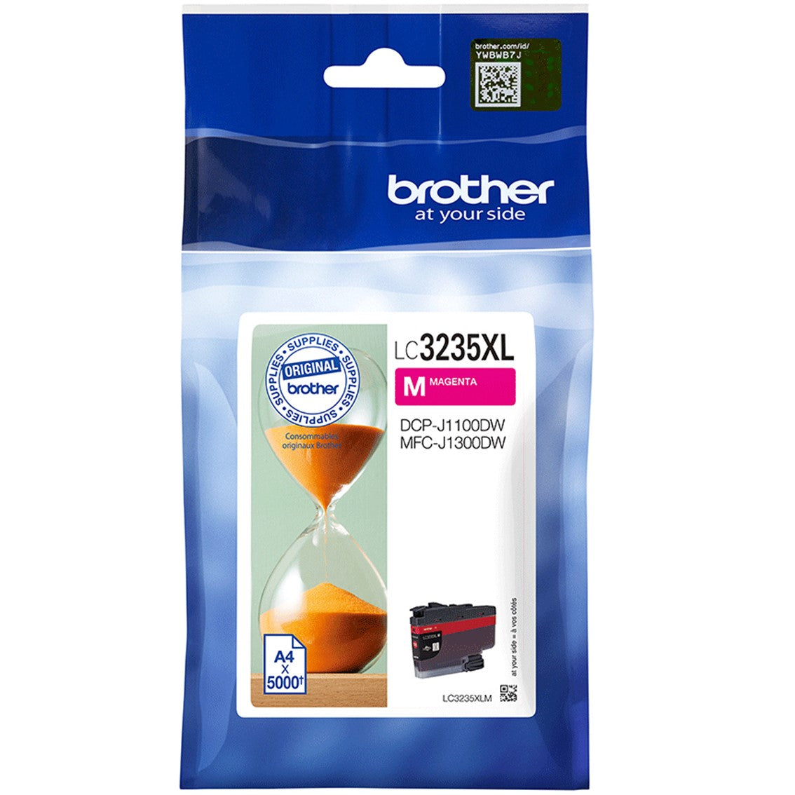 Cartucho tinta brother lc3235xlm magenta 5000 páginas