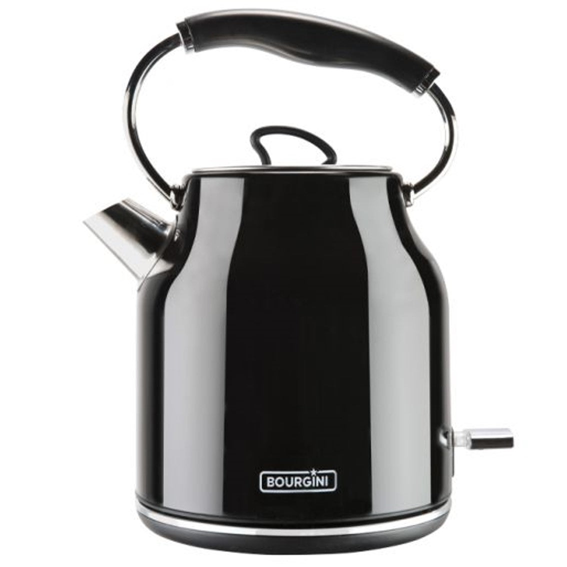 Hervidor de agua bourgini nostalgic water kettle deluxe negro 1.78l