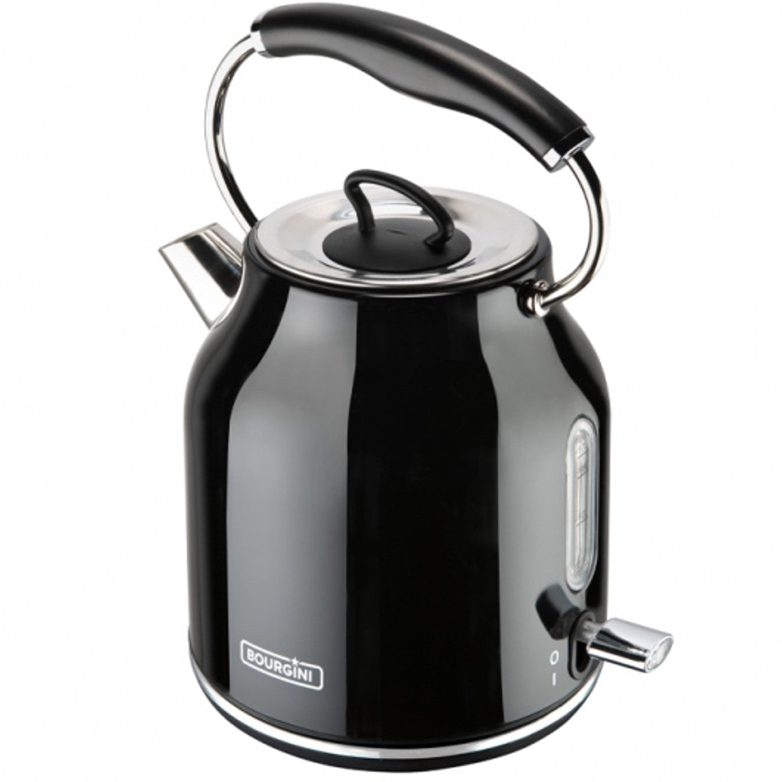 Hervidor de agua bourgini nostalgic water kettle deluxe negro 1.78l