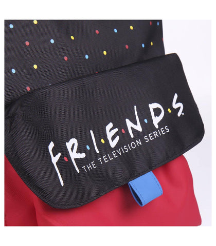 Mochila casual cerdá series tv friends multicolor 38 cm