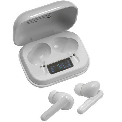 Auricular bluetooth denver twe - 38 - estuche de carga - blanco