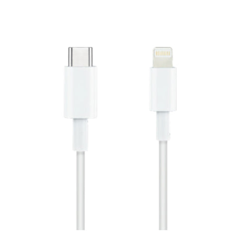 Cable nanocable lightning a usb tipo c apple iphone ipad ipod blanco 1m