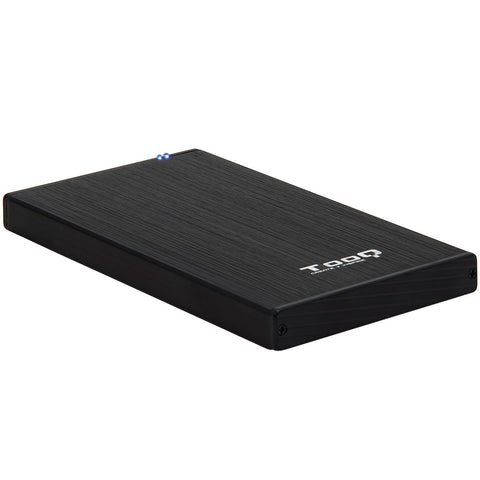 Caja externa tooq tqe - 2527b para hdd - ssd 2.5pulgadas 9.5mm sata usb 3.0 negra