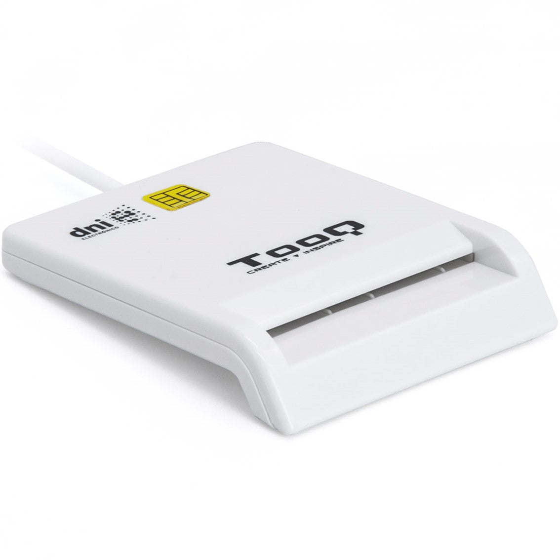 Lector de tarjetas dni tooq tqr - 210w usb 2.0 blanco