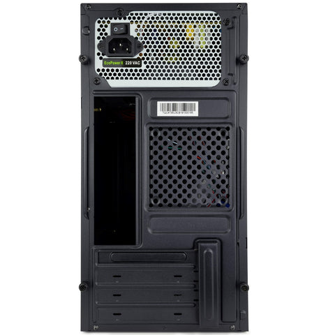 Caja ordenador tooq tqc - 4735u3c - b micro atx mini itx fuente atx 500w incluida
