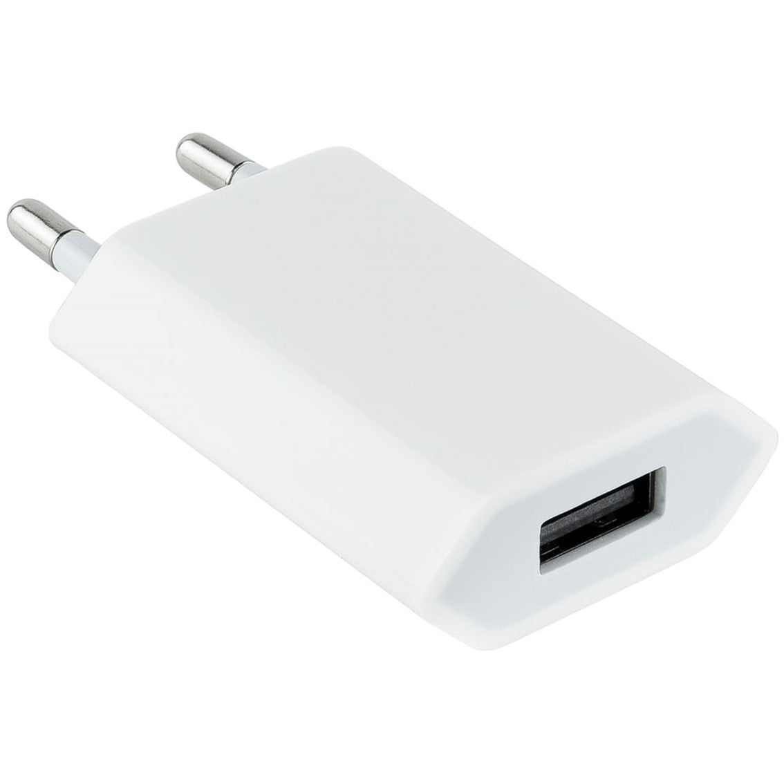 Mini cargador usb nanocable 10.10.2001 5v - 1a iphone blanco