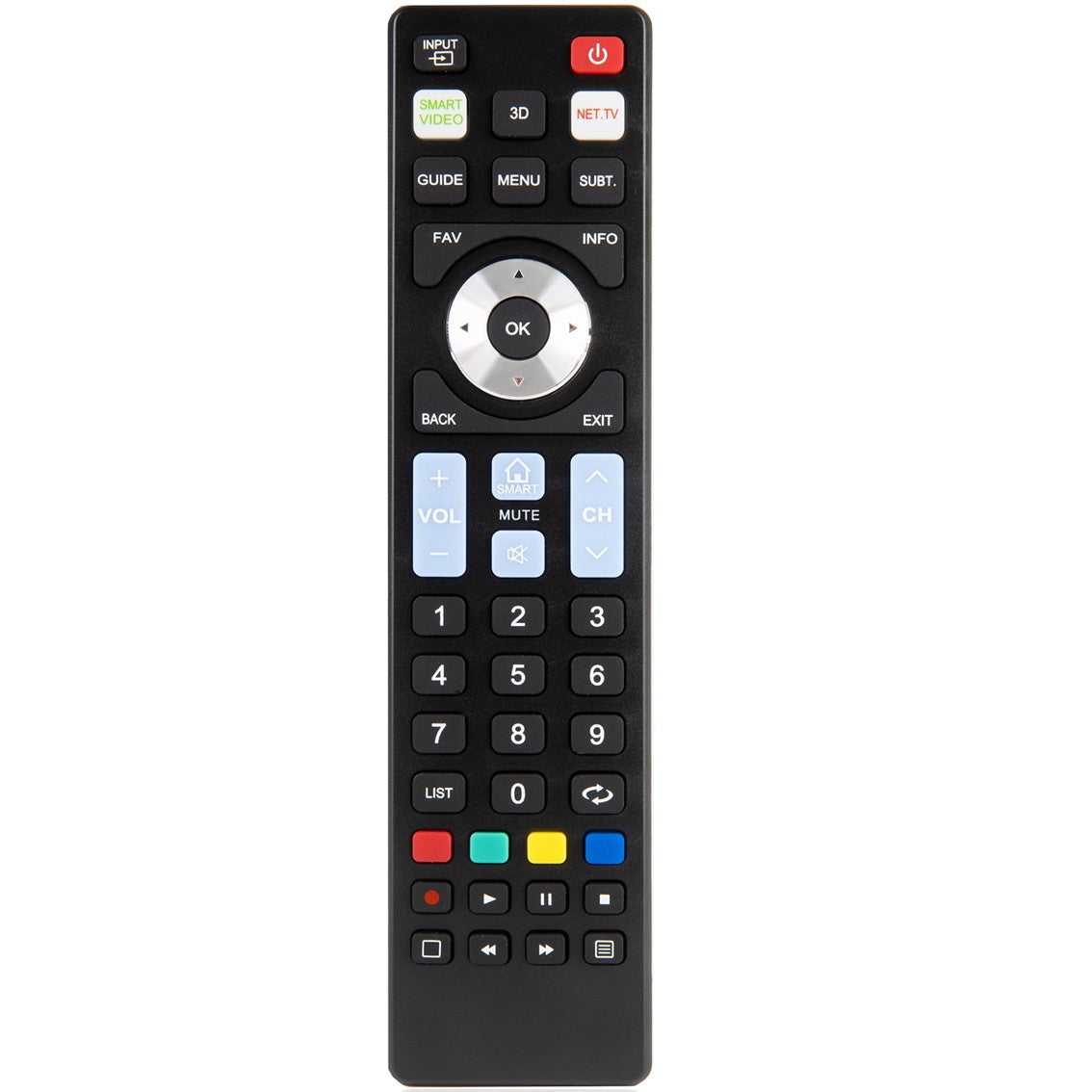 Mando a distancia ewent ew1576 para tv inteligente lg samsung sony panasonic y philips