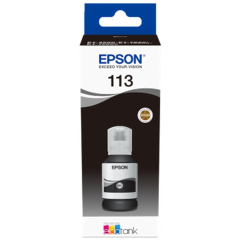 Cartucho tinta epson 113 ecotank pigment c13t06b140 negro ink bottle