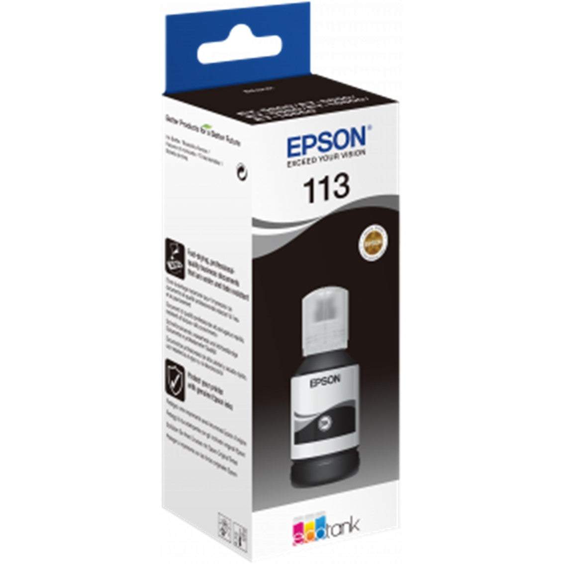 Cartucho tinta epson 113 ecotank pigment c13t06b140 negro ink bottle