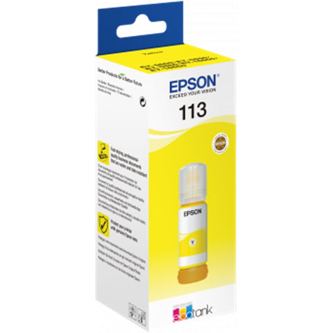 Cartucho tinta epson 113 ecotank pigment c13t06b440 amarillo ink bottle