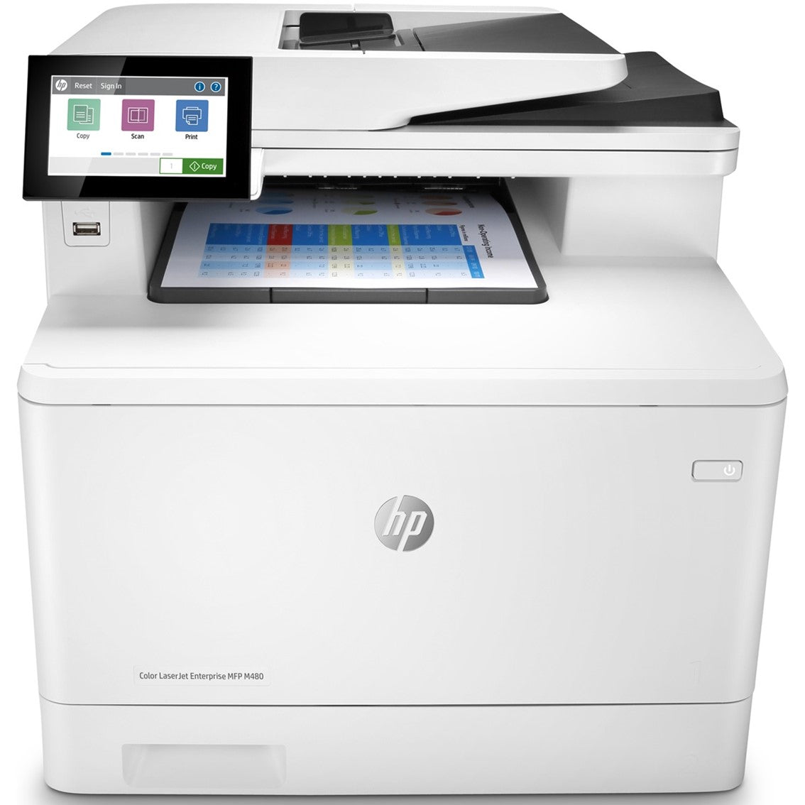 Multifunción láser hp laserjet enterprise m480f duplex