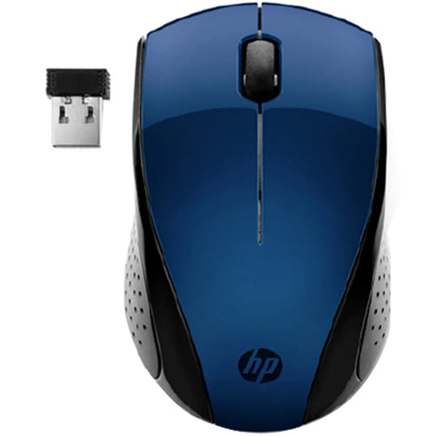 Mouse raton hp optico wireless inalambrico 220 azul