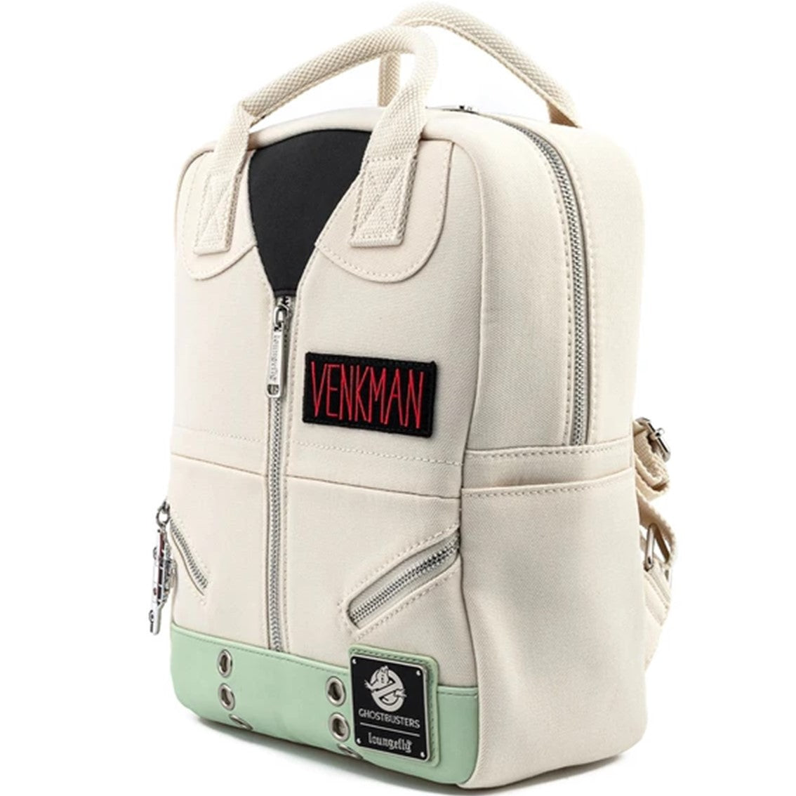 Mochila loungefly cazafantasmas equipamiento venkman