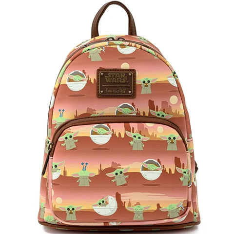 Mochila loungefly starwars the mandalorian baby yoda
