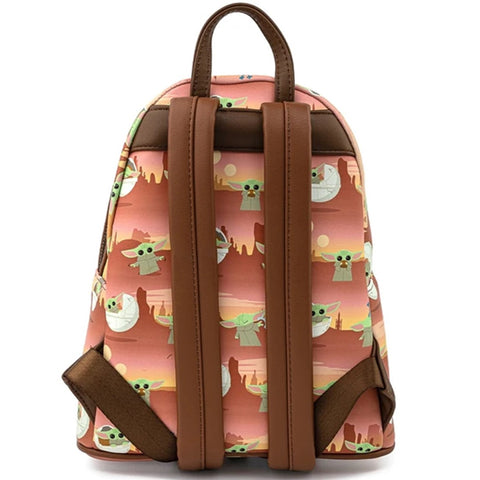 Mochila loungefly starwars the mandalorian baby yoda