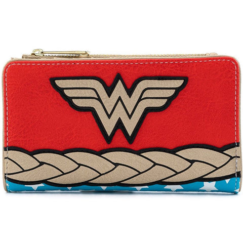 Cartera loungefly dc wonder woman logo wonder woman