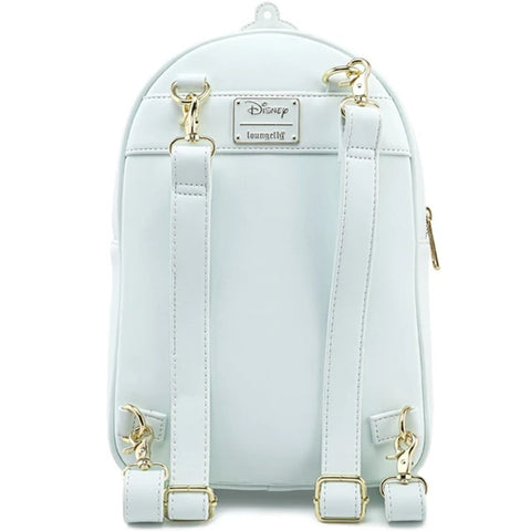 Mochila loungefly disney la bella y la bestia rosa